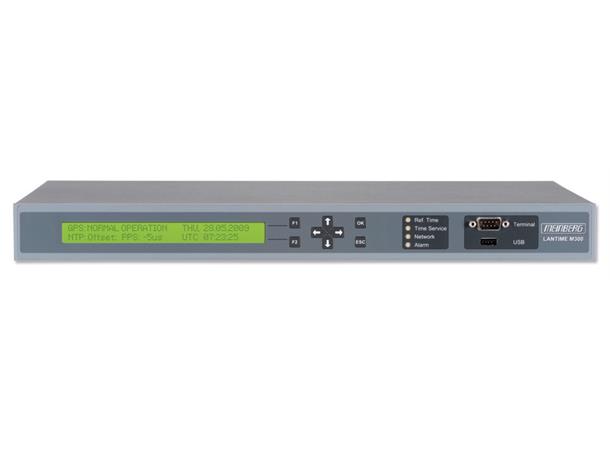 Meinberg LANTIME M300/GLN/3GE, 19" rack without antenna and cable.